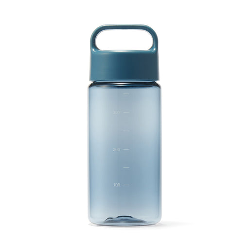 Easy-to-Carry Water Bottle With Scale - Blue (11.8 fl oz) MUJI