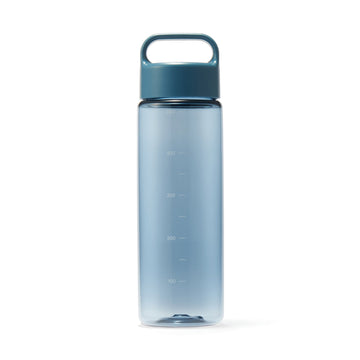 Easy-to-Carry Water Bottle With Scale - Blue (16.9 fl oz) MUJI
