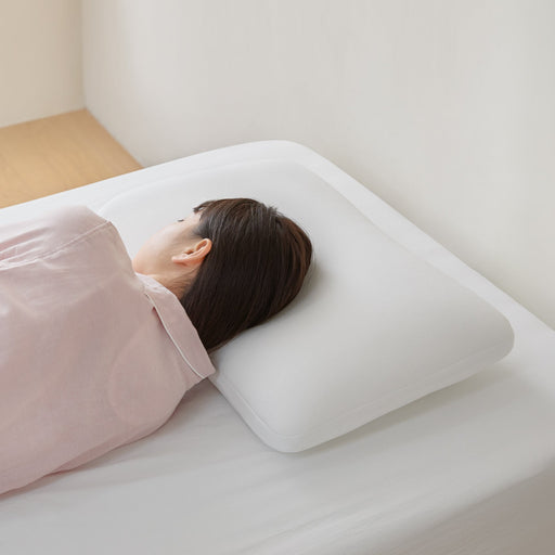 Washable Cover Plump Pillow (W15.7 x L23.6") MUJI