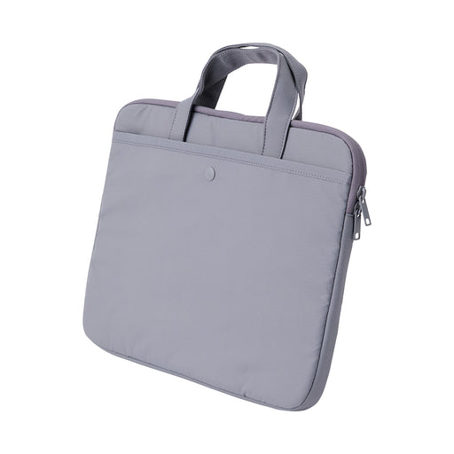 Parachute Cloth Wide Laptop Bag - Gray MUJI