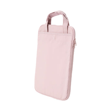 Parachute Cloth Tall Laptop Bag - Pink Beige MUJI