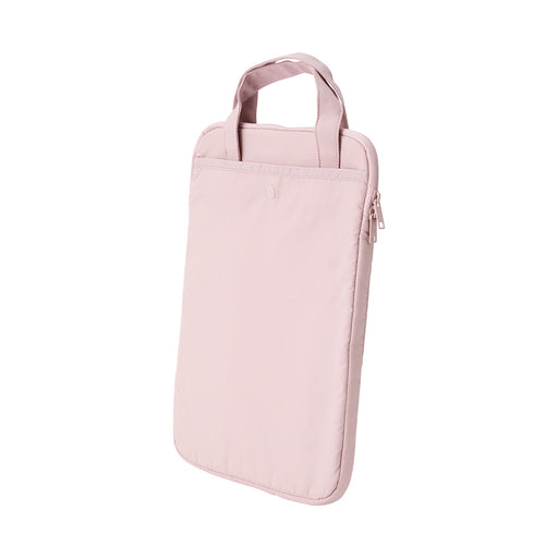 Parachute Cloth Tall Laptop Bag - Pink Beige MUJI