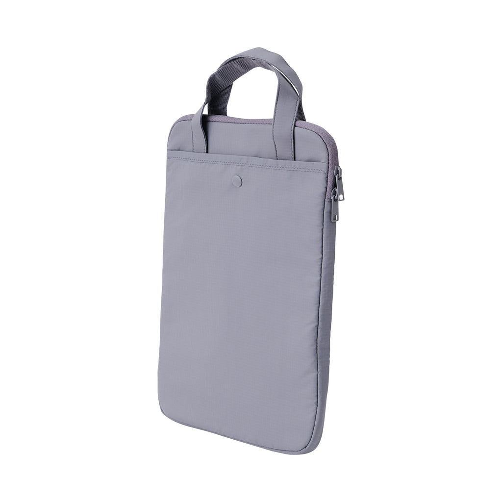 Parachute Cloth Tall Laptop Bag - Gray | Work Case | MUJI USA