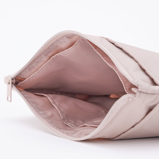 Parachute Cloth Small Bag Organizer - Pink Beige MUJI