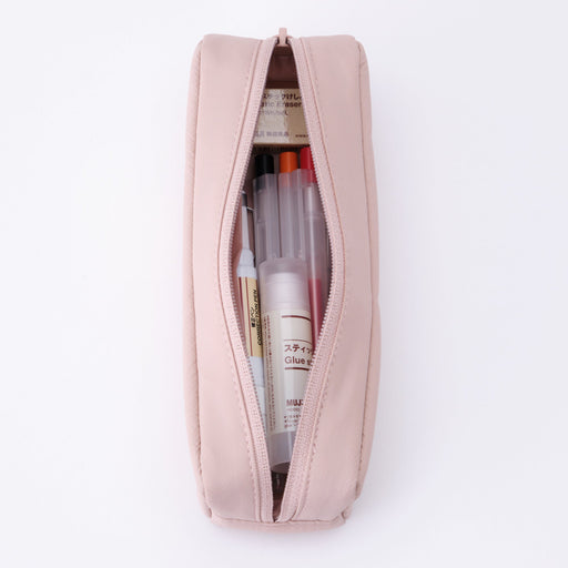 #missed JAN -imported - Parachute Cloth Pen Case - Pink Beige MUJI