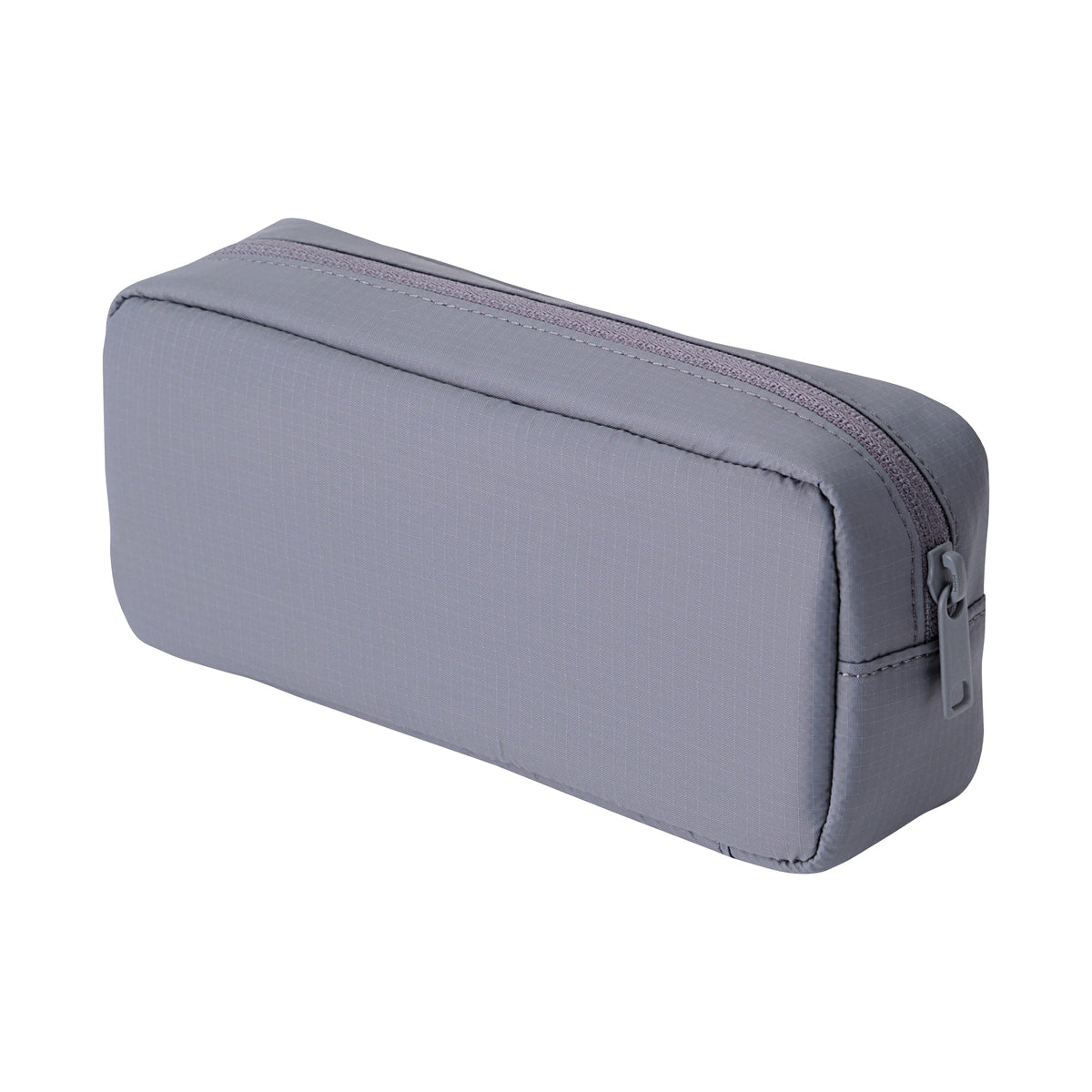 Parachute Cloth Large Pen Case - Gray | Pencil Pouches | MUJI USA
