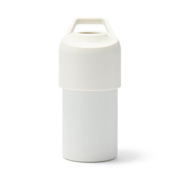 Keep Cold Insulated Plastic Bottle Holder - White MUJI