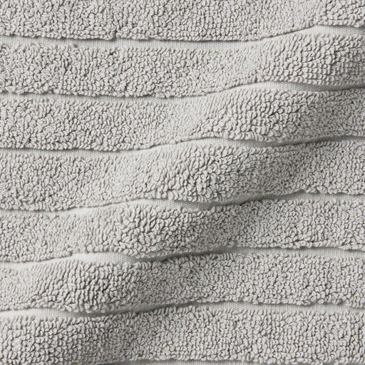 Cotton Linen Bath Mat (W14.2 x L23.6") Light Gray MUJI