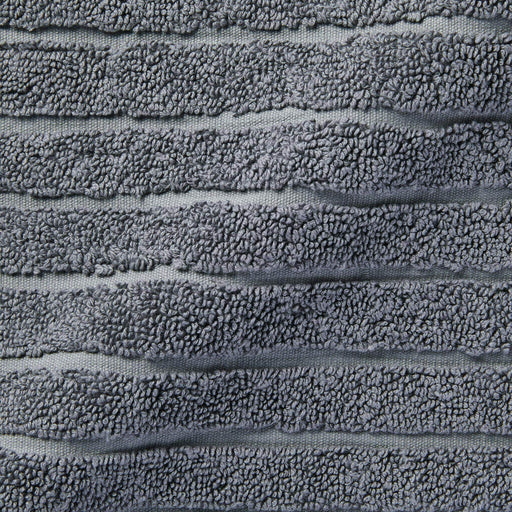 Cotton Linen Bath Mat (W23.6 x L35.4") Charcoal Gray MUJI