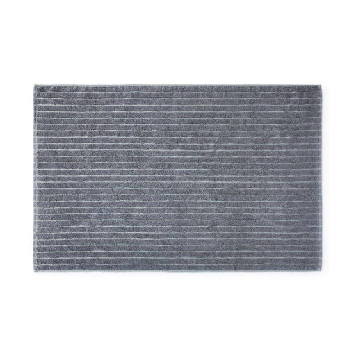 Cotton Linen Bath Mat (W23.6 x L35.4") Charcoal Gray MUJI