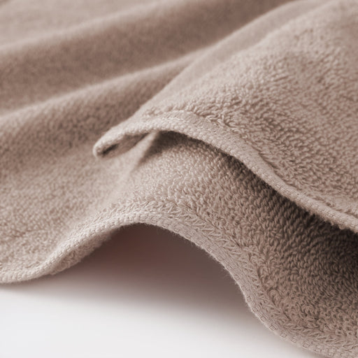 Twin Pile Hand Towel Pink Beige MUJI