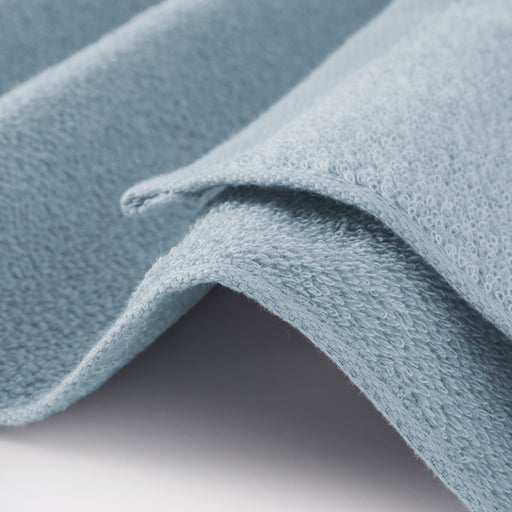 Soft Thin Face Towel Blue MUJI