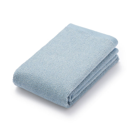 Soft Thin Face Towel Blue MUJI
