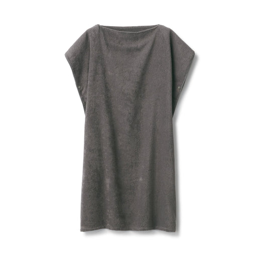 Bath Towel Poncho Charcoal MUJI
