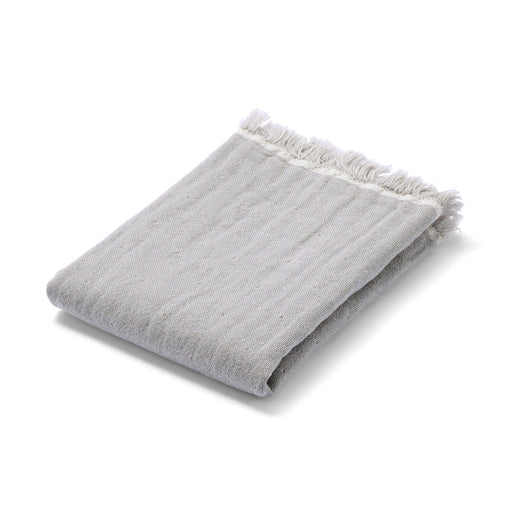 Washed Gauze Hand Towel Gray MUJI