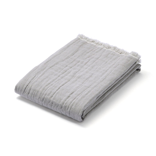 Washed Gauze Bath Towel Gray MUJI