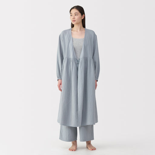 Crepe Gauze Long Cardigan MUJI