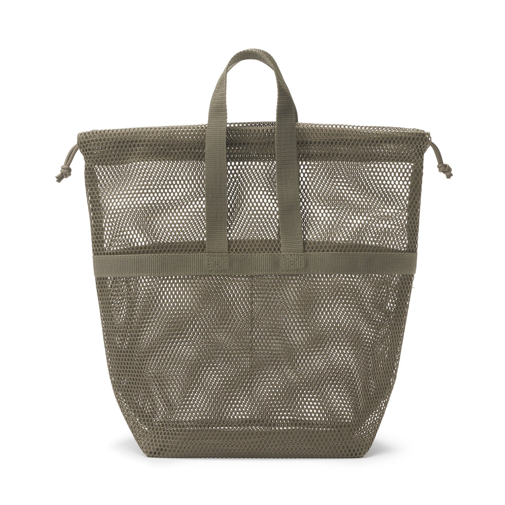 バッグ Mesh Drawstring Bag Gusset Mesh Drawstring Bag - Medium | Travel Cases | MUJI USA