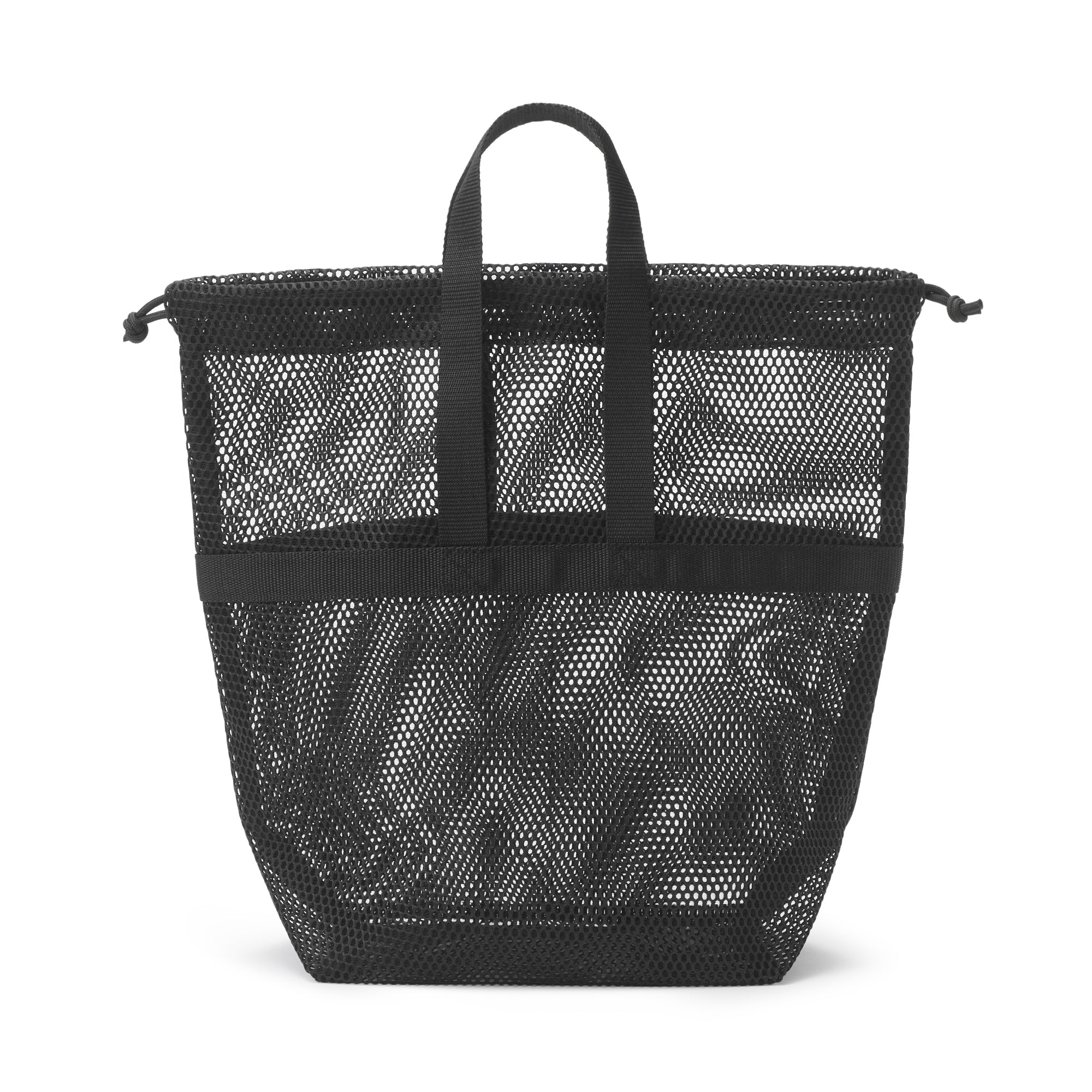 Gusset Mesh Drawstring Bag - Medium | Travel Cases | MUJI USA