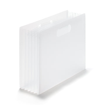 Polypropylene Expanding File Box - A4 6 pockets MUJI