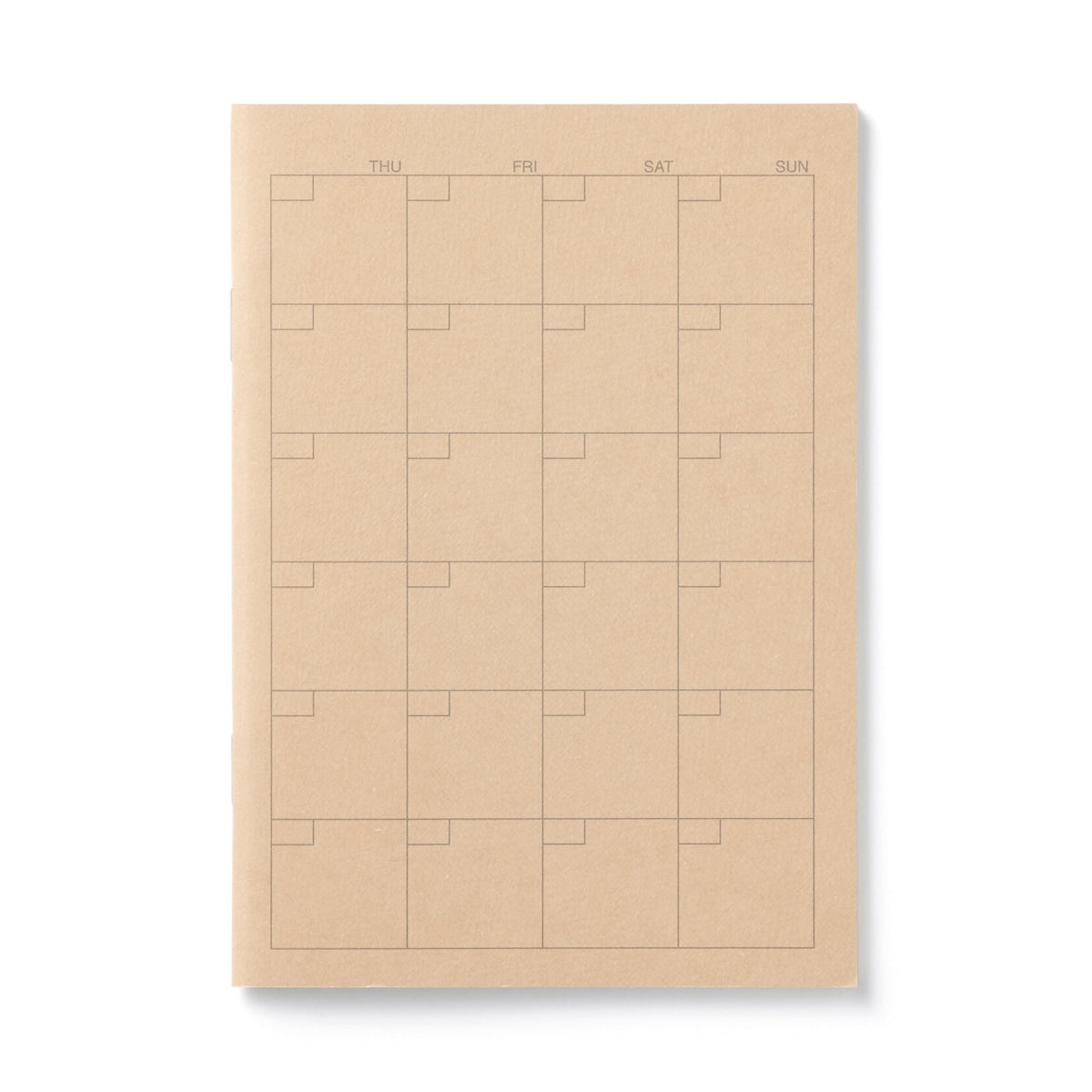 Monthly Undated Notebook Planner A6 | MUJI USA