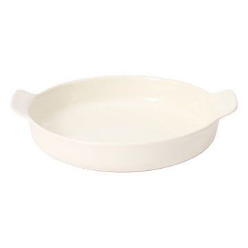 Stoneware Plate (Dia. 8.3") - Off White MUJI