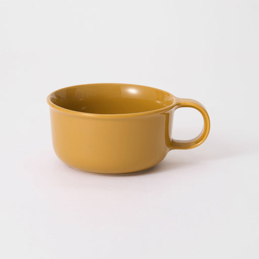 Stoneware Soup Mug Cup - Mustard Yellow MUJI