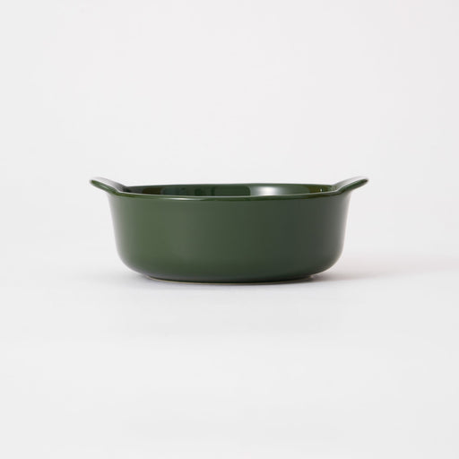 Stoneware Bowl (Dia. 5.1") - Dark Green MUJI