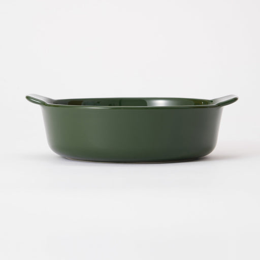 Stoneware Bowl (Dia. 6.6") - Dark Green MUJI