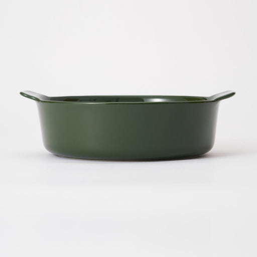 Stoneware Bowl (Dia. 8.2") - Dark Green MUJI