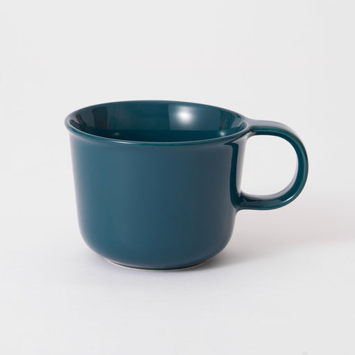 Stoneware Mug Cup (11.2 fl oz) - Dark Blue MUJI