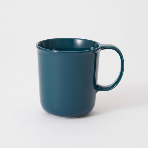 Stoneware Mug Cup (16.6 fl oz) - Dark Blue MUJI