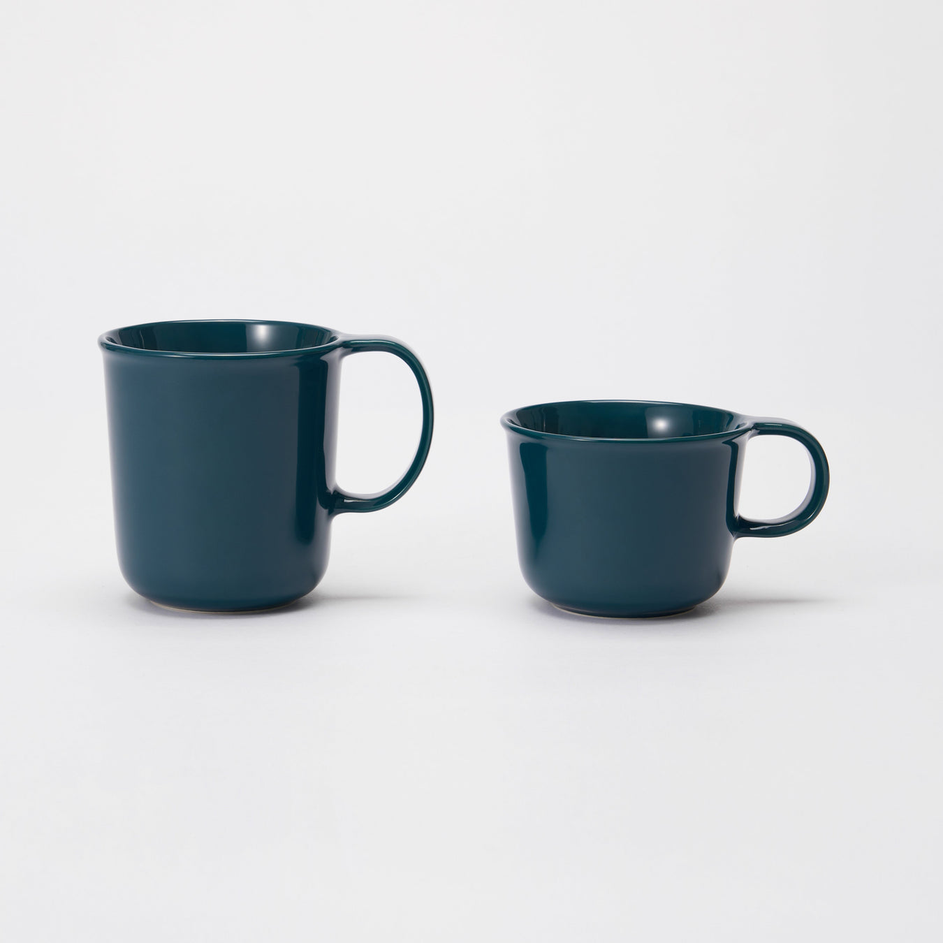 Stoneware Mug Cup (16.6 fl oz) - Dark Blue MUJI