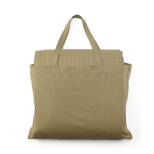 Quilted Picnic Blanket (70.9 x 70.9") Beige MUJI