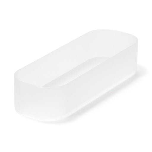 Recycled Polypropylene Makeup Box (W3 x D8.7 x H1.8") MUJI