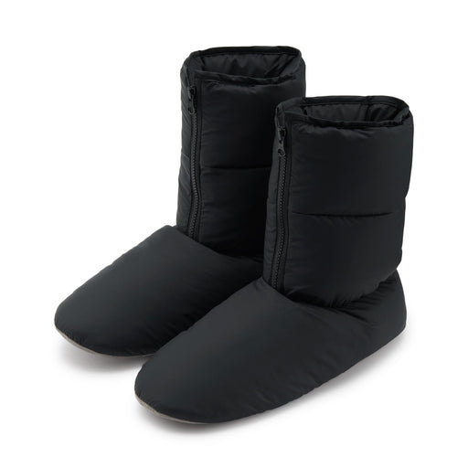 Down Room Boots Black MUJI