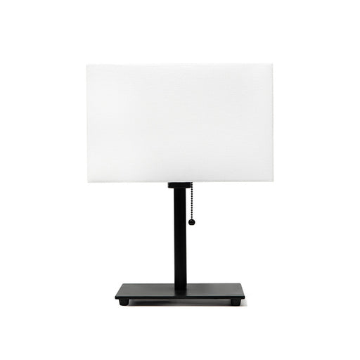Steel Table Lamp with Rectangle Shade MUJI