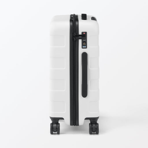 Adjustable Handle Hard Shell Suitcase 36L | Carry-On Off White MUJI