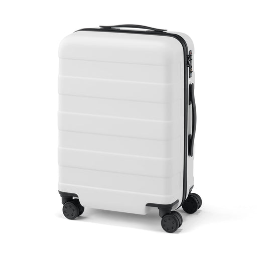 Adjustable Handle Hard Shell Suitcase 36L | Carry-On Off White MUJI