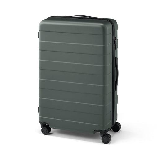 Adjustable Handle Hard Shell Suitcase 75L | Check-In Khaki MUJI