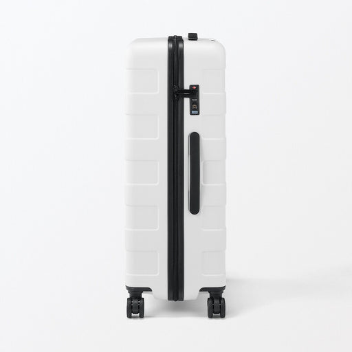 Adjustable Handle Hard Shell Suitcase 105L | Check-In Off White MUJI