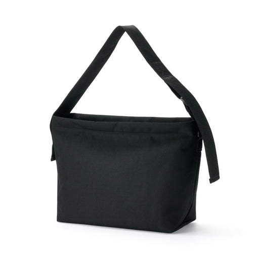 #25AW Recycled Wide Strap Shoulder Bag EFD10A5A Black MUJI