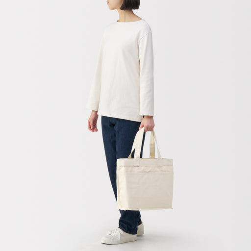 Canvas Wide Tote Bag MUJI