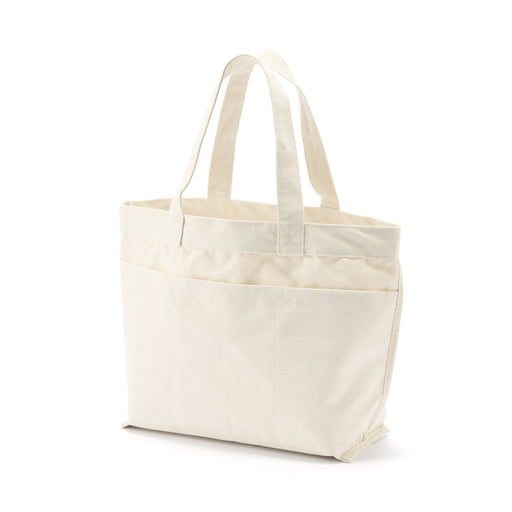 Canvas Wide Tote Bag Natural MUJI