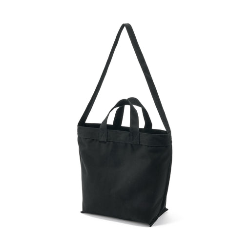 Canvas 2-Way Tote Bag Black MUJI