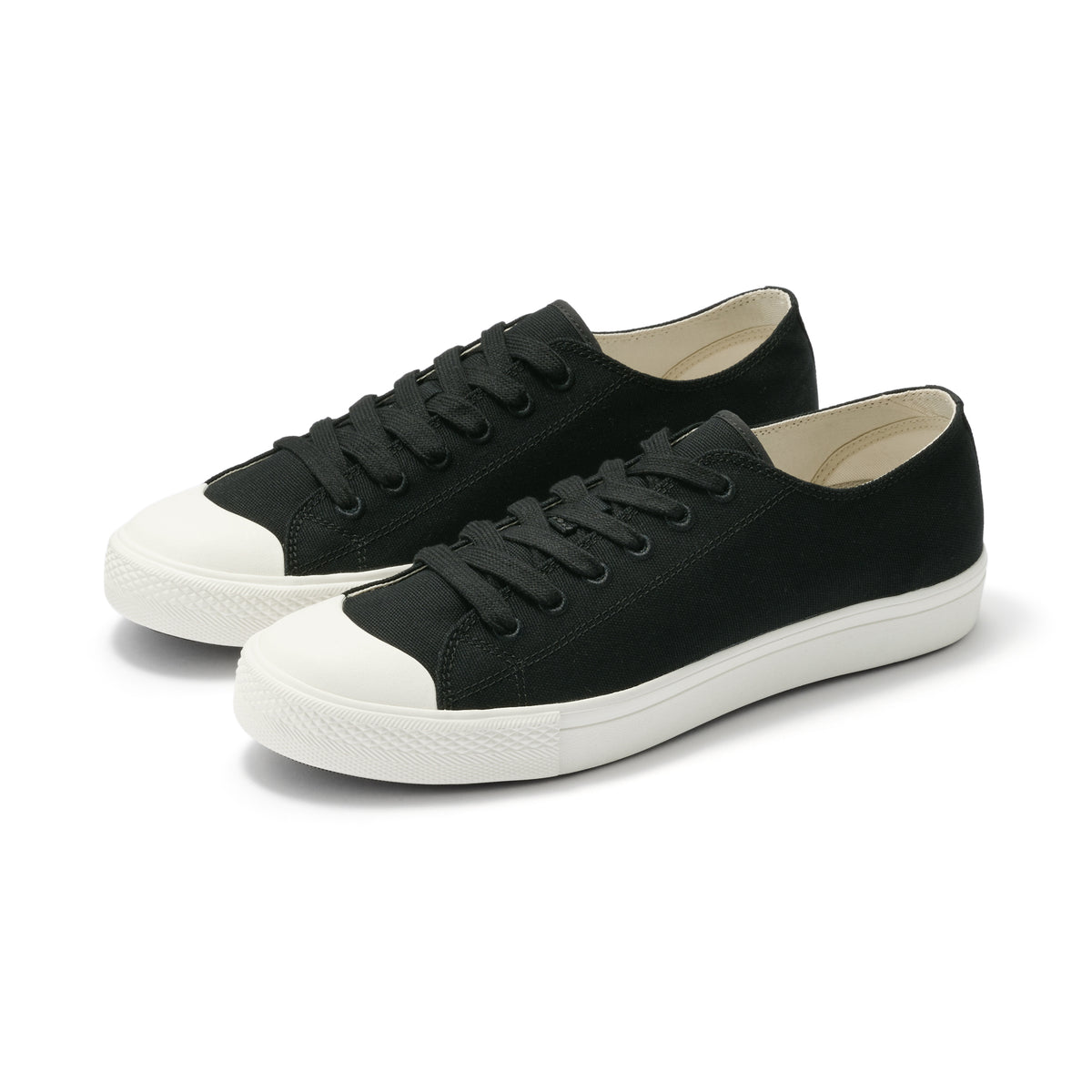 Less Tiring Sneakers Black | Water Repellent Shoes | MUJI USA