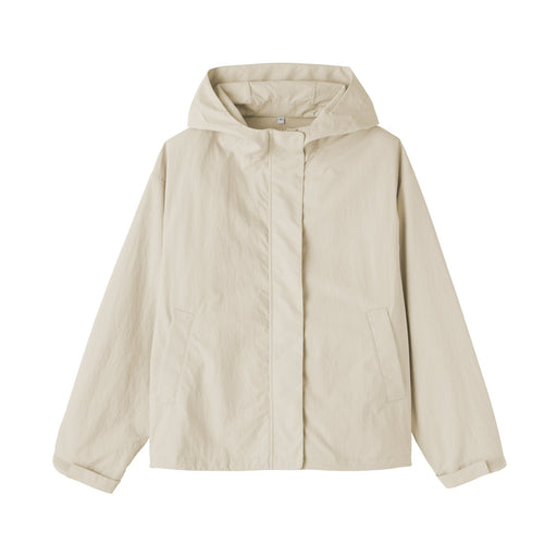 Water Repellent Pocketable Jacket Ivory MUJI
