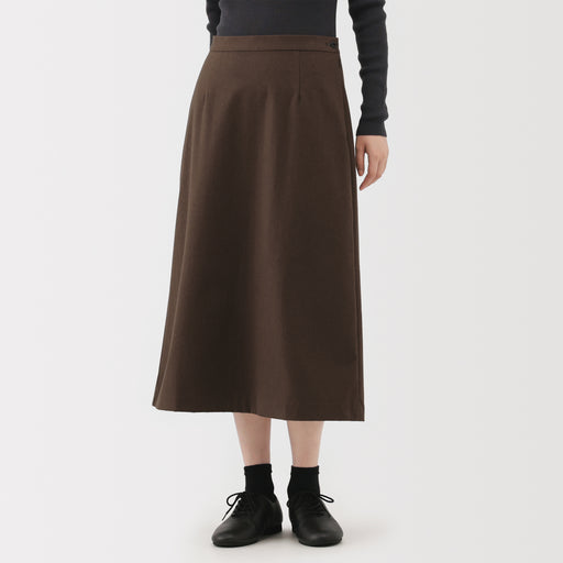 Brushed Flared Skirt MUJI
