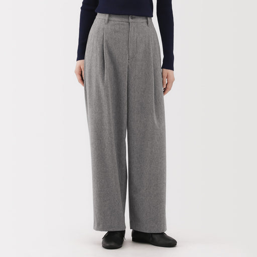 Brushed Wide Pants MUJI