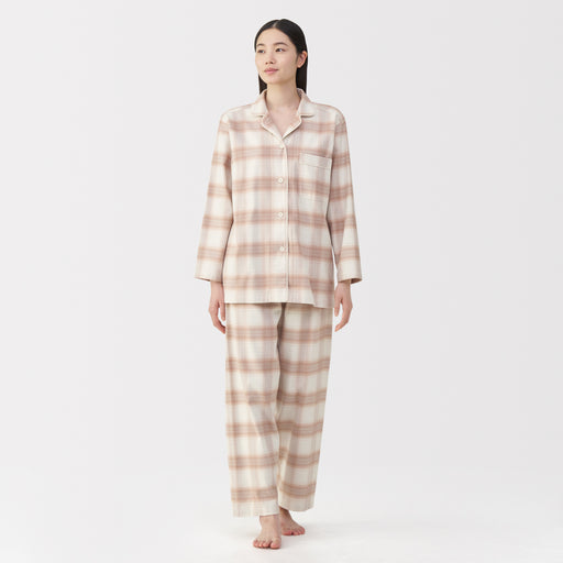 Side Seamless Flannel Pajamas MUJI
